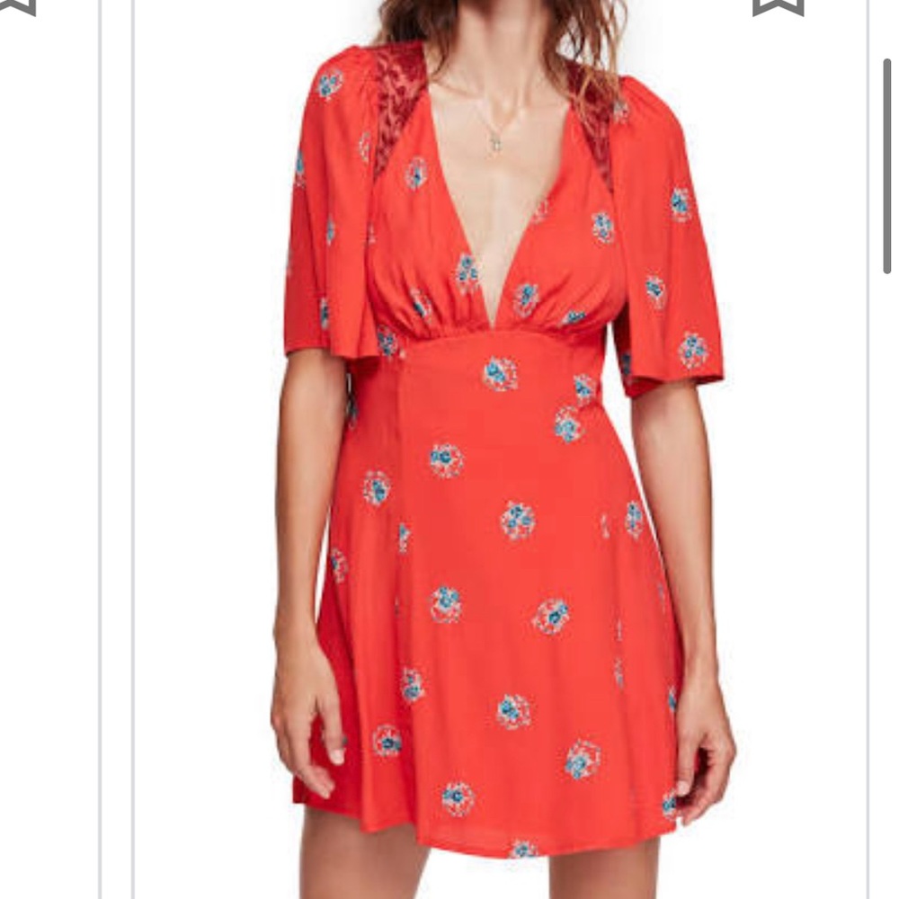 Free people open back mini size 6